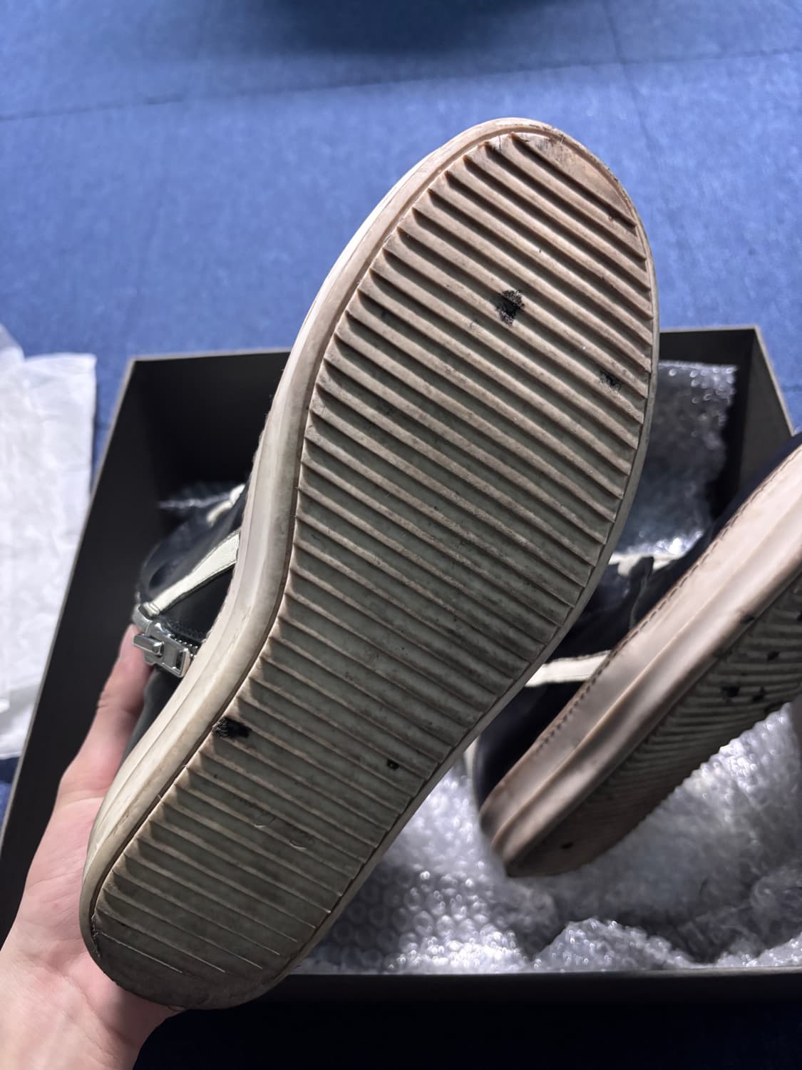 릭오웬스 지오바스켓 레더 하이탑 42.5 상품이미지5