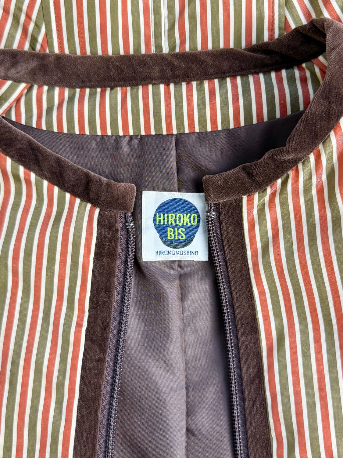 히로코비스 스트라이프 퀼팅 베스트 자켓 상품이미지6