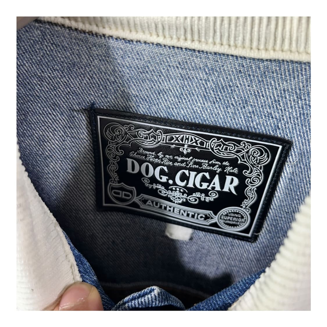 [DOG CIGAR] 도그 시가 데님 워크자켓 상품이미지5