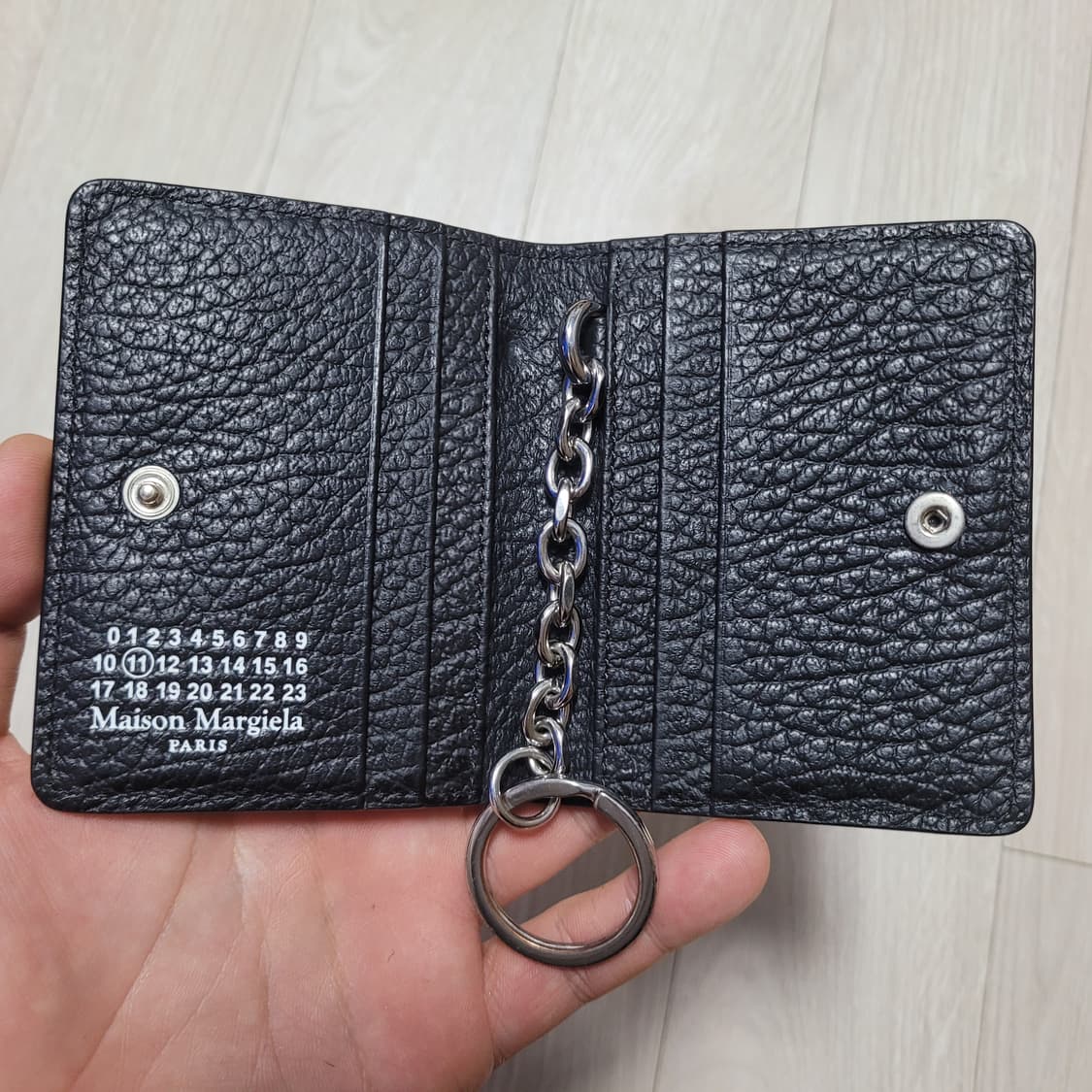 마르지엘라 블랙 카드 키링 지갑 상품이미지6