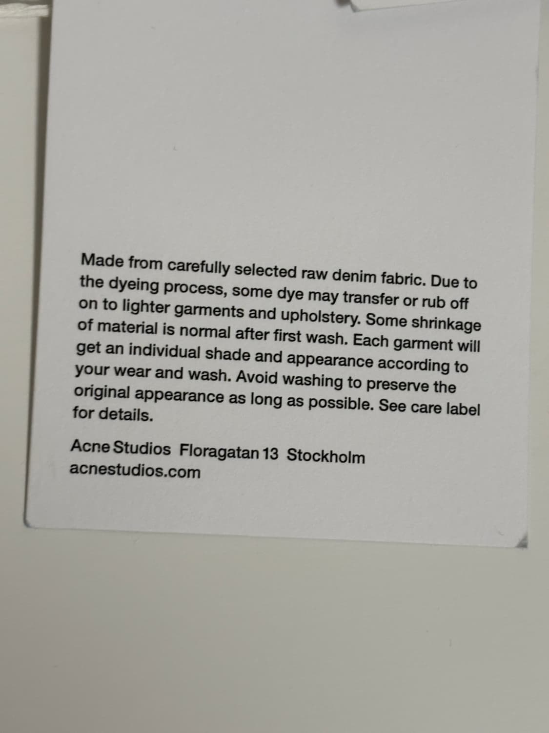 아크네 24fw 인디고 1992 진 상품이미지8