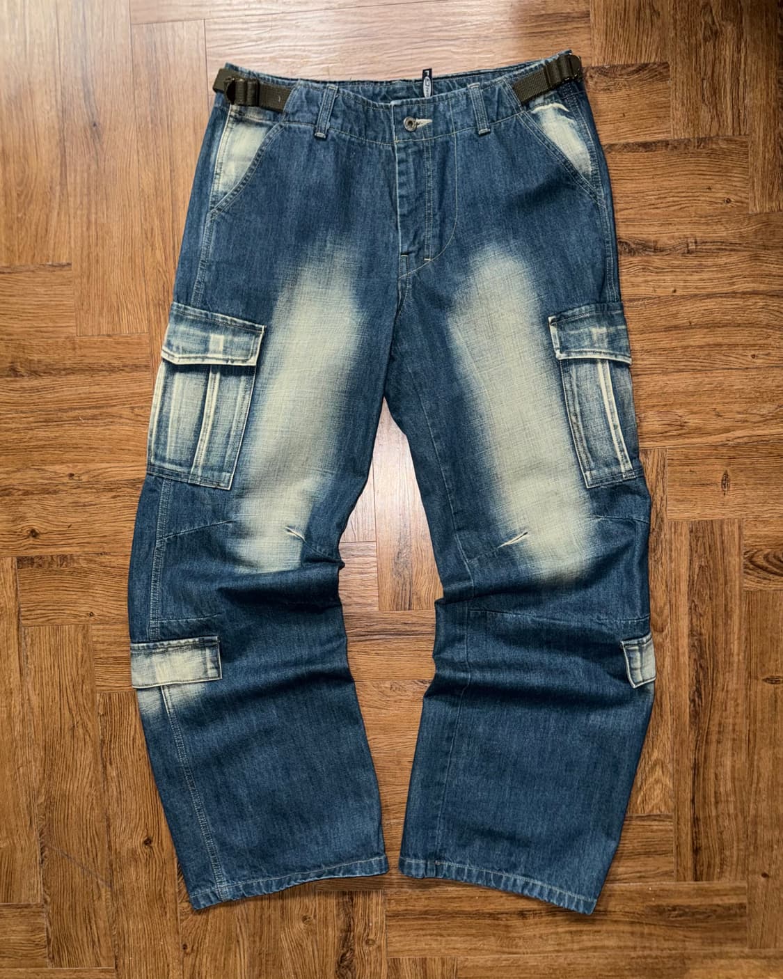 빈티지 데님 카고  상품이미지2