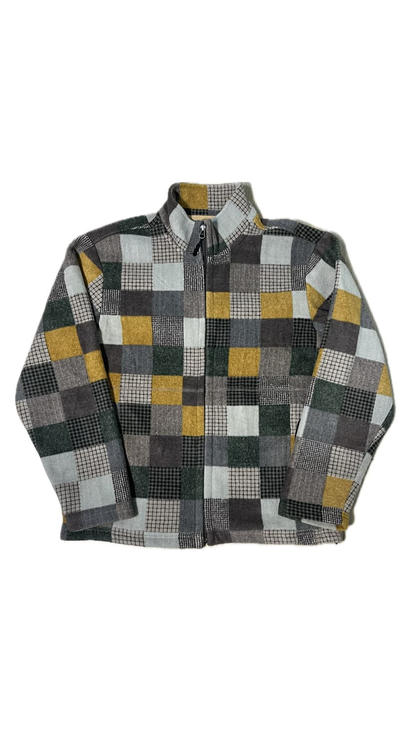 패치워크 후리스 자켓 상품이미지1