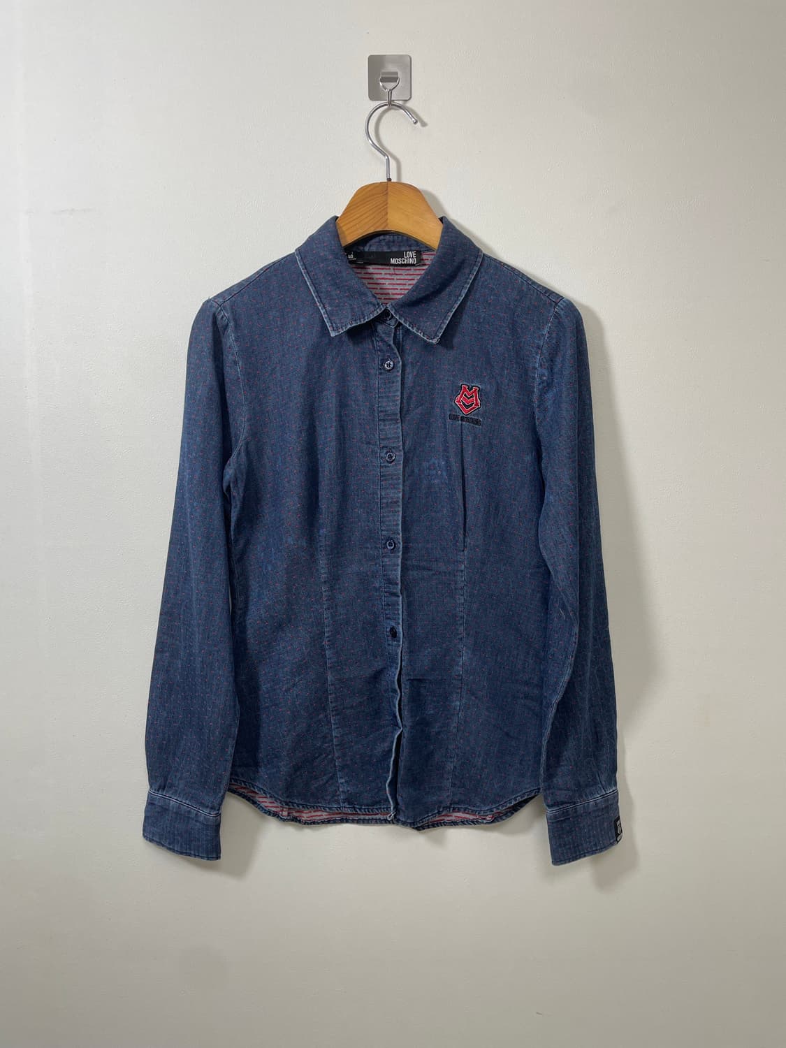 모스키노 빈티지워싱 데님 셔츠 40 - S19 상품이미지1