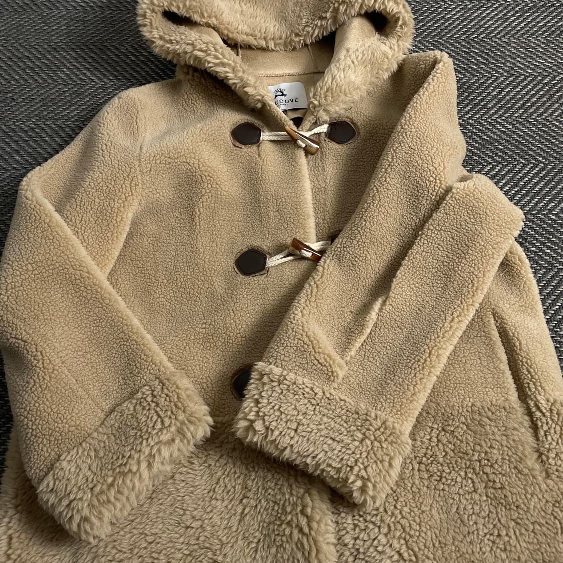 빈티지 우먼스 쉐르파 더플 코트 o 3871 상품이미지4