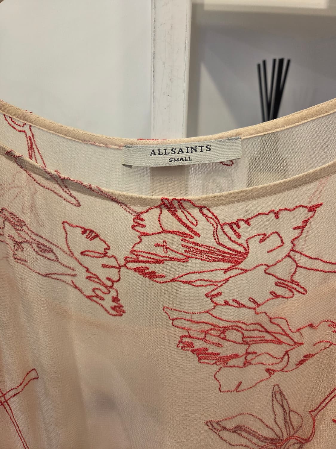 ALLSAINTS 올세인츠 자수 쉬폰 원피스 상품이미지3