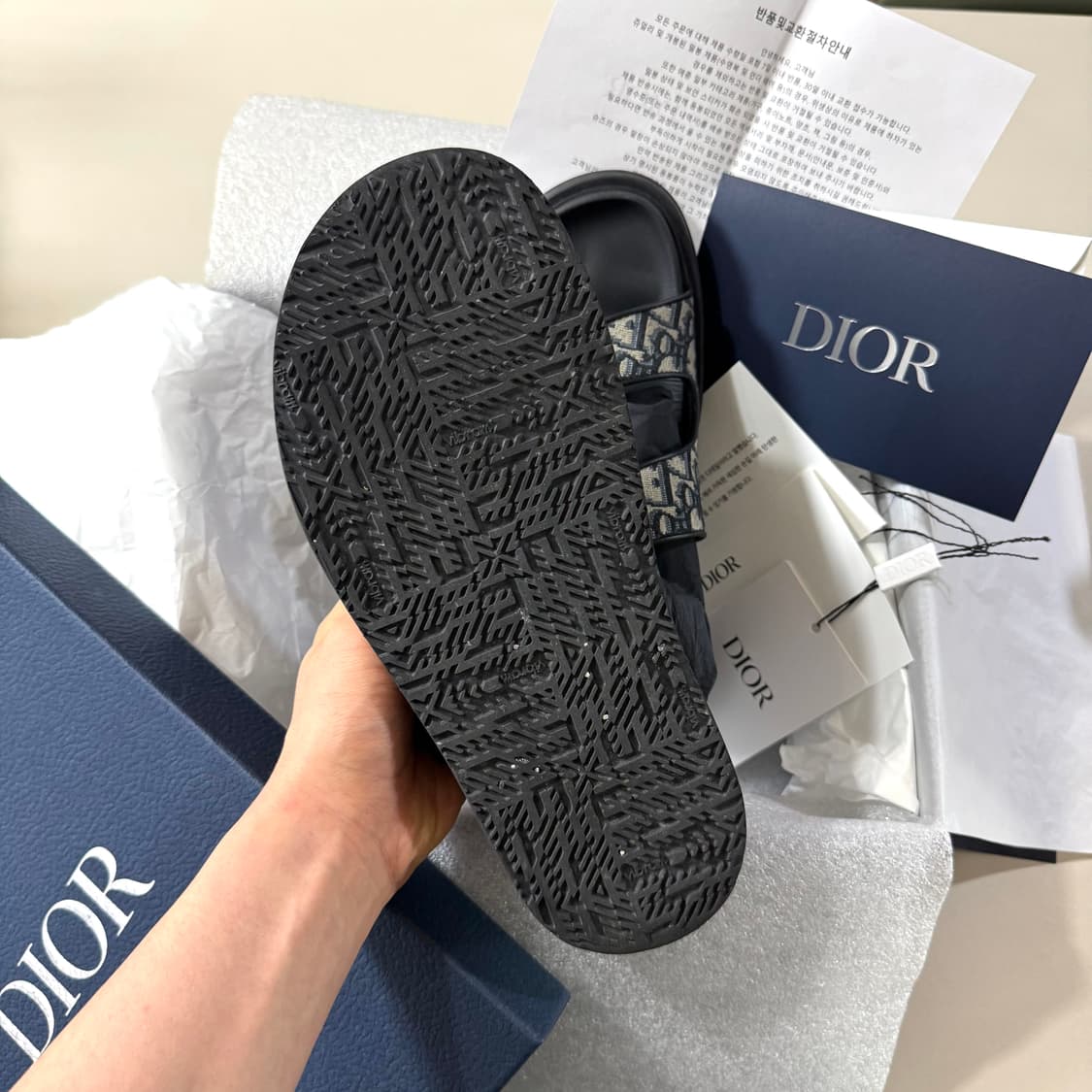 [41/당일출고]디올 오블리크 아쿠아 샌들 / 슬리퍼 상품이미지10