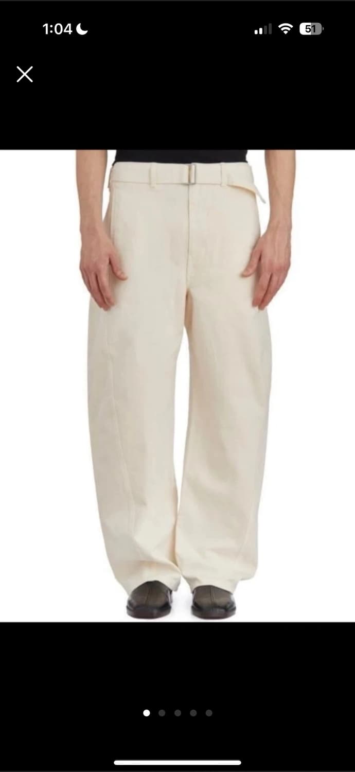 르메르 와이드 커브 바지 L 상품이미지1