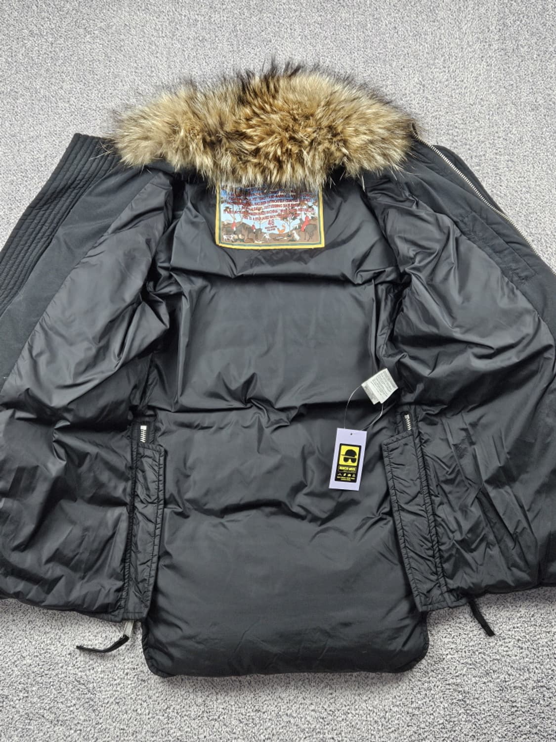 디스퀘어드 라쿤 퍼 가드 다운 패딩 자켓 ( 46 ) / 10204 상품이미지7