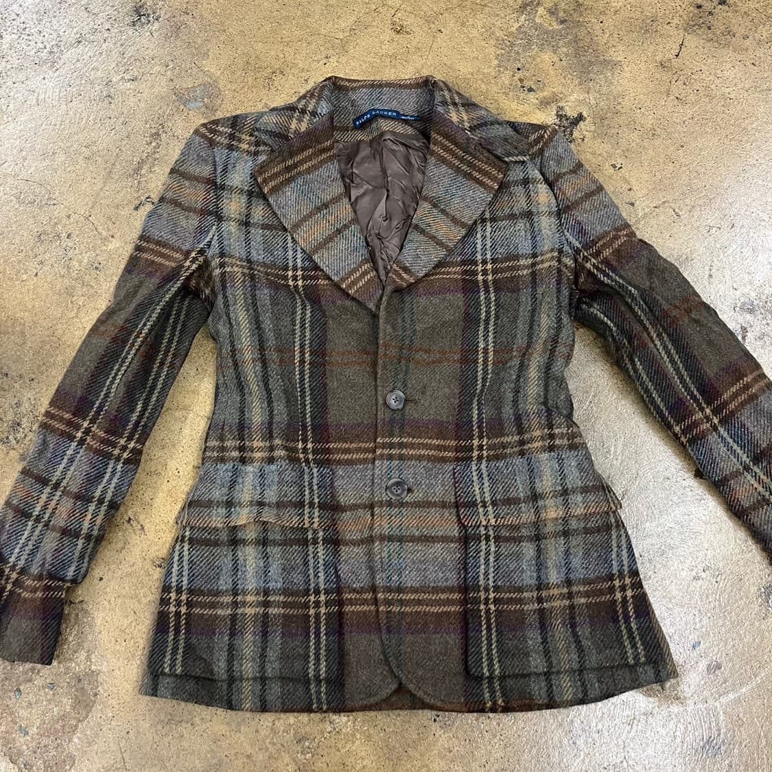 [정품/4] 폴로 랄프로렌 체크 울 자켓 b18 상품이미지3
