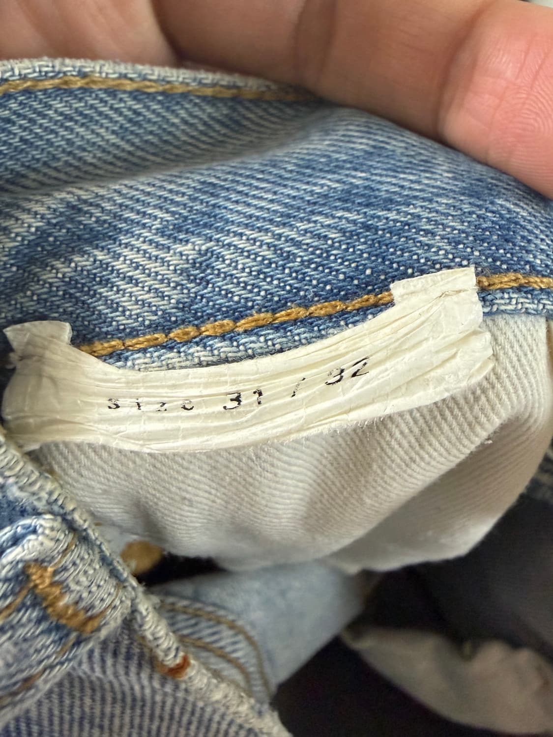 sunflower wide twisted denim 31/32 상품이미지5