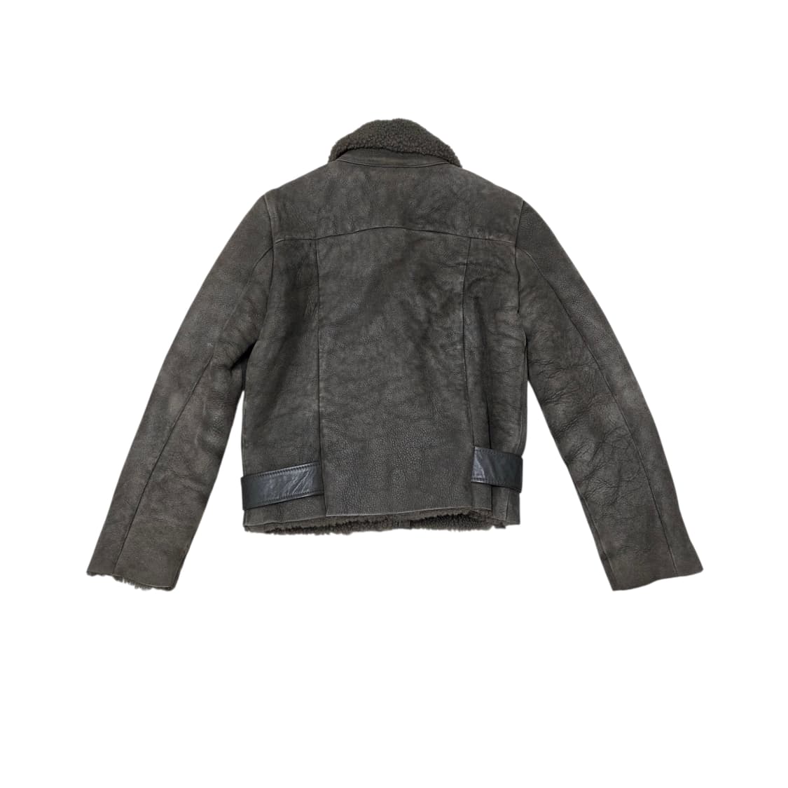 All Saints 올세인츠 (양, 소가죽100%)무스탕 바이커 자켓 상품이미지3