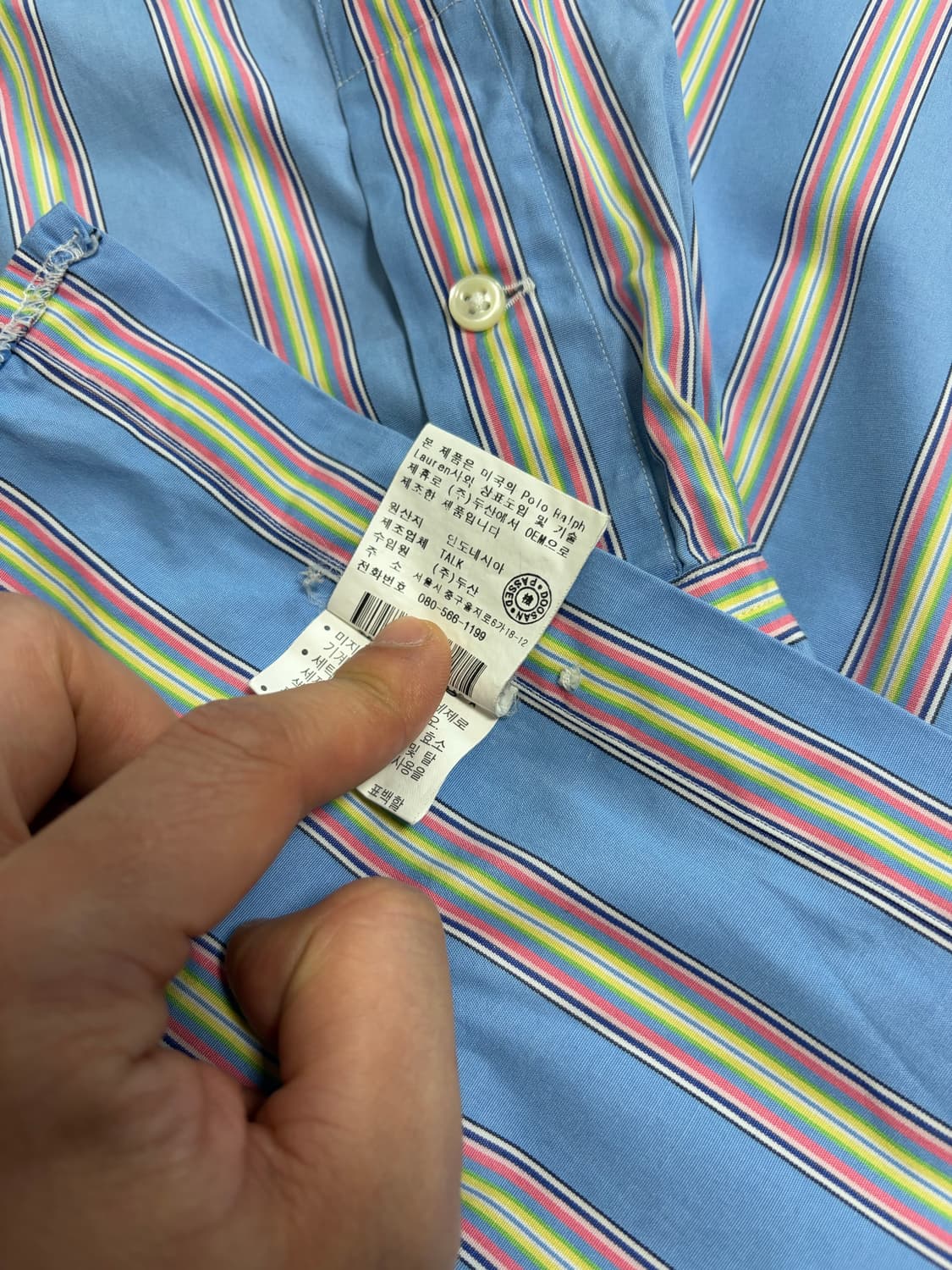 100) 폴로 랄프로렌 커스텀핏 스트라이프 셔츠 상품이미지5