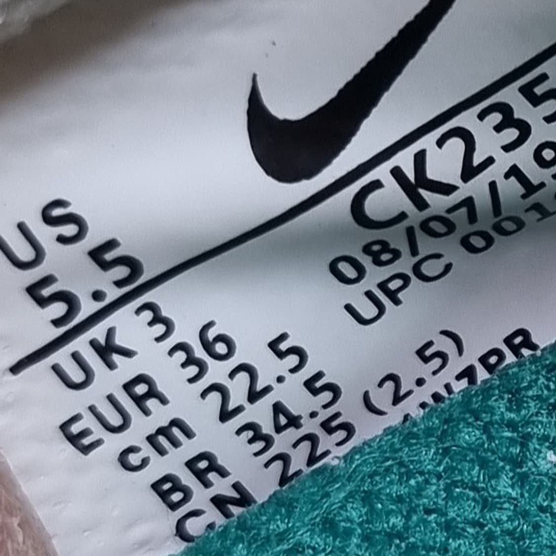 나이키 데이브레이크 블루 스니커즈225 상품이미지6