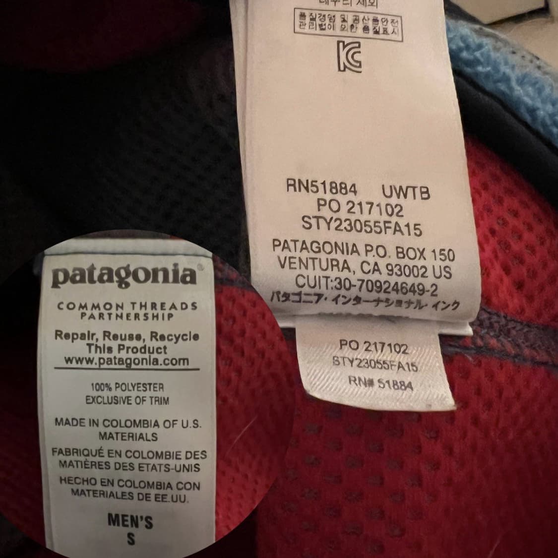 파타고니아 클래식 레트로-X 플리스 자켓 언더워터 블루 상품이미지6