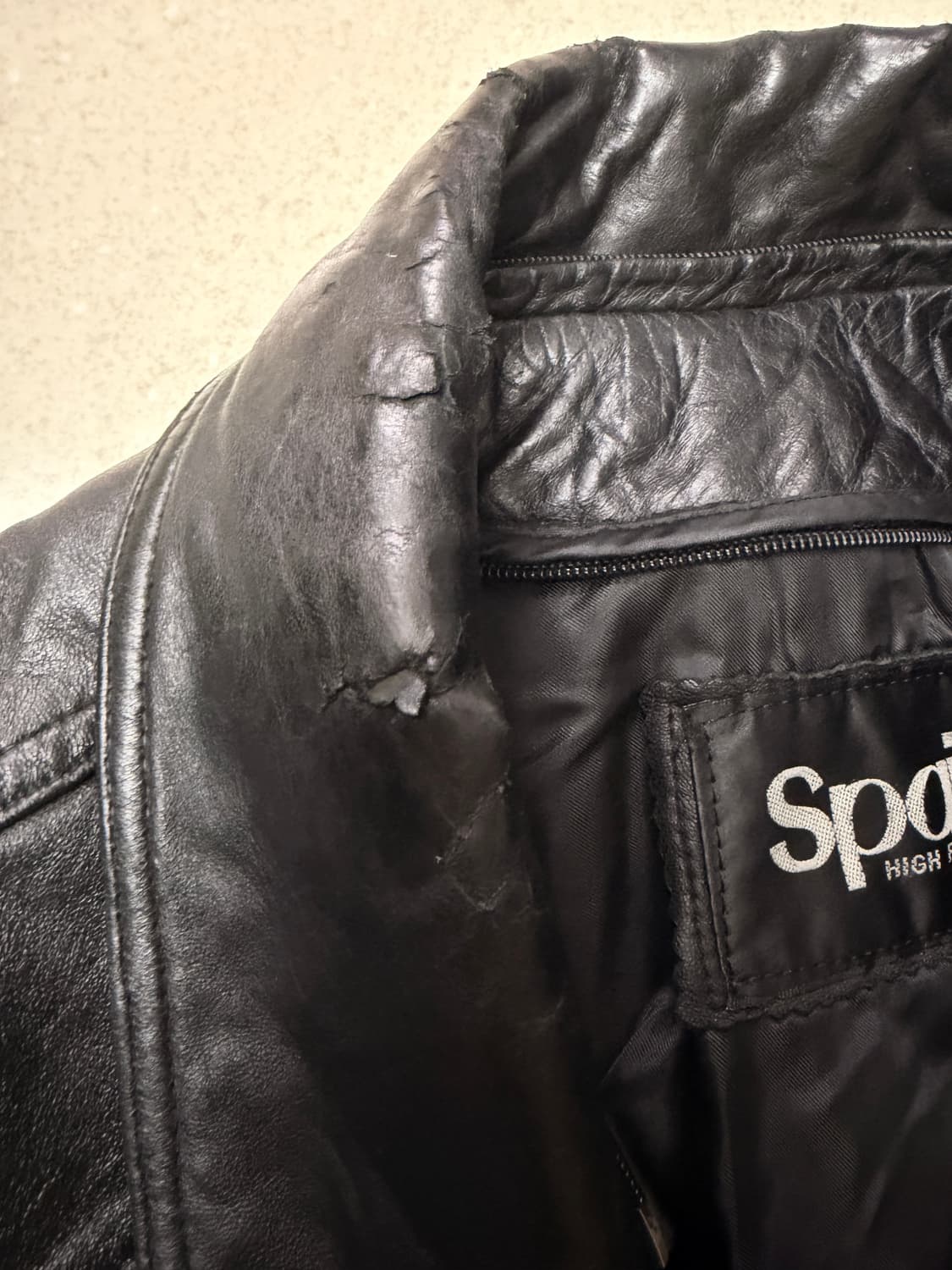 Spain 빈티지 양가죽 자켓 95 상품이미지7