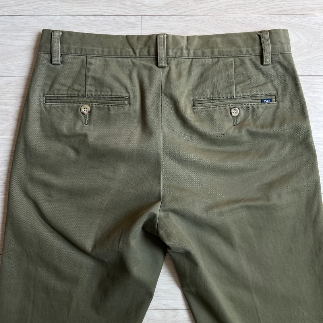 (29) 폴로 랄프로렌 슬림핏 치노 면바지 올리브 그린 상품이미지6