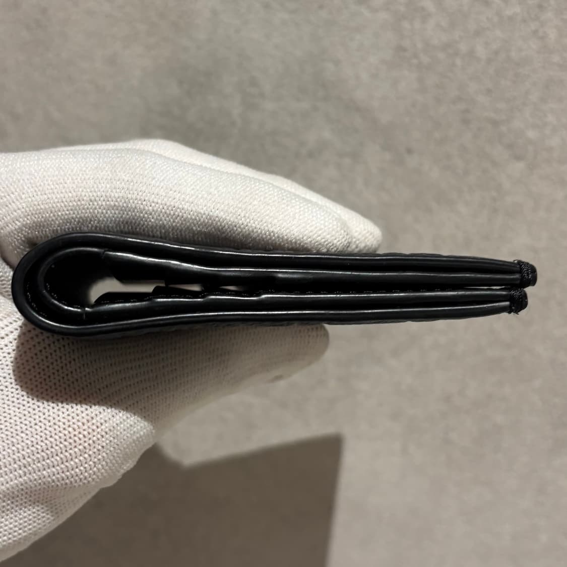 S OS사이즈 디올 그래비티 바이폴드 반지갑 블랙 상품이미지5