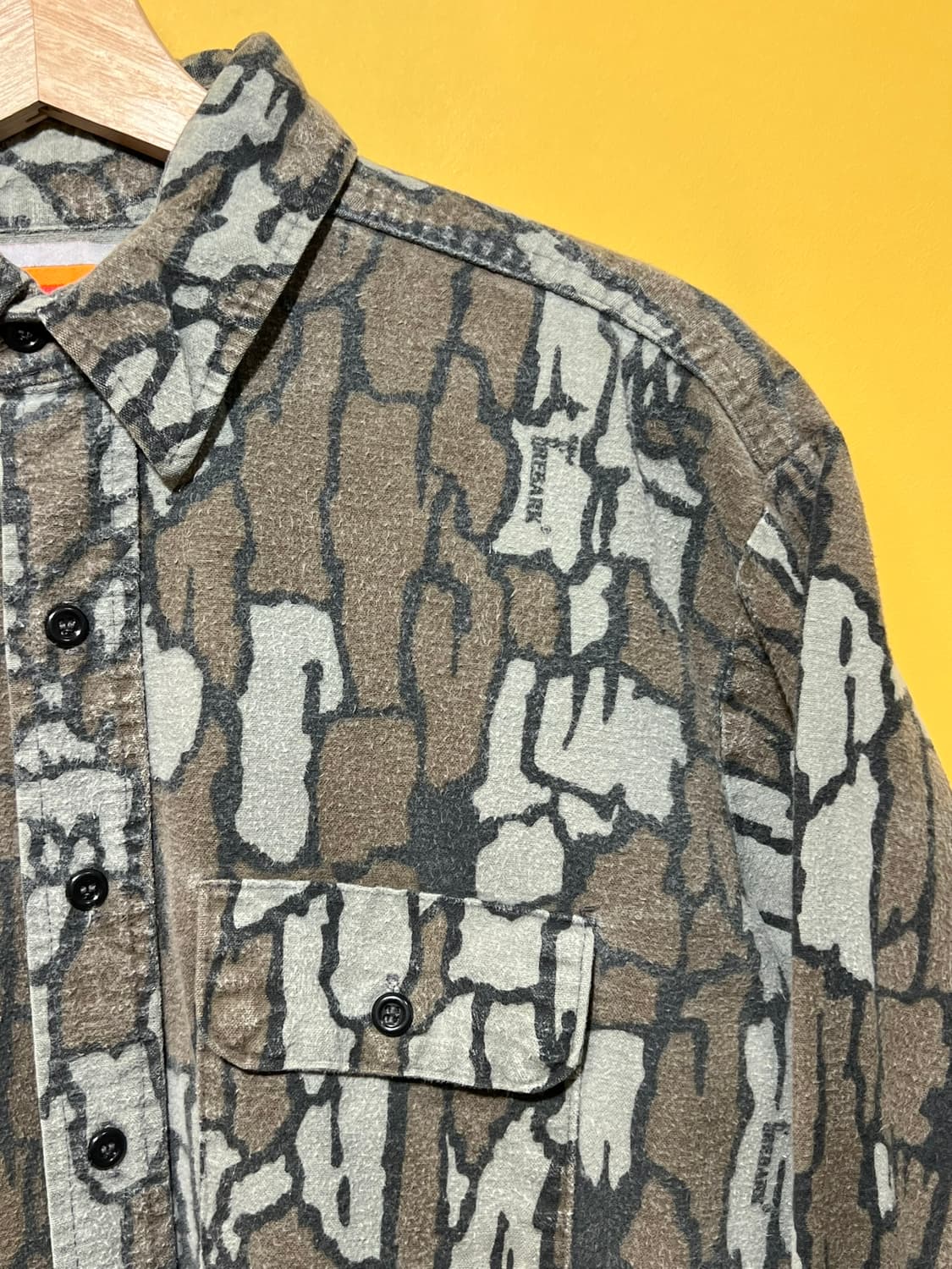 80s [XL] 윈체스터 Trebark 카모 플란넬 셔츠 상품이미지2