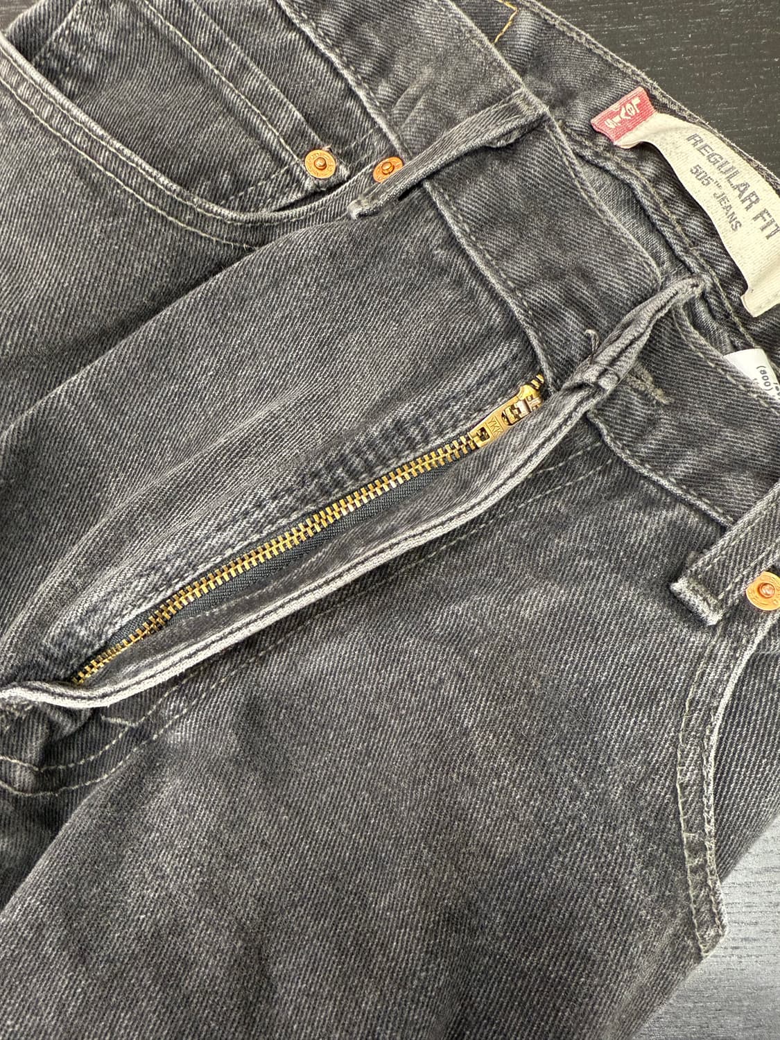 리바이스 흑청 505 (34) made in canada 상품이미지7