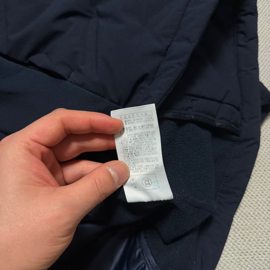 밀레 골프 퀄팅 경량패딩 상품이미지5