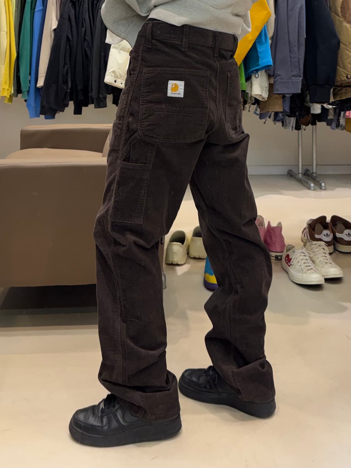 칼하트 wip 코듀로이 싱글니 카펜터 팬츠 상품이미지9