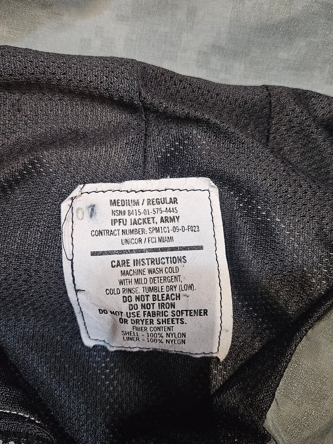 미군 육군 IPFU 리플렉티브 2세자켓 상품이미지4