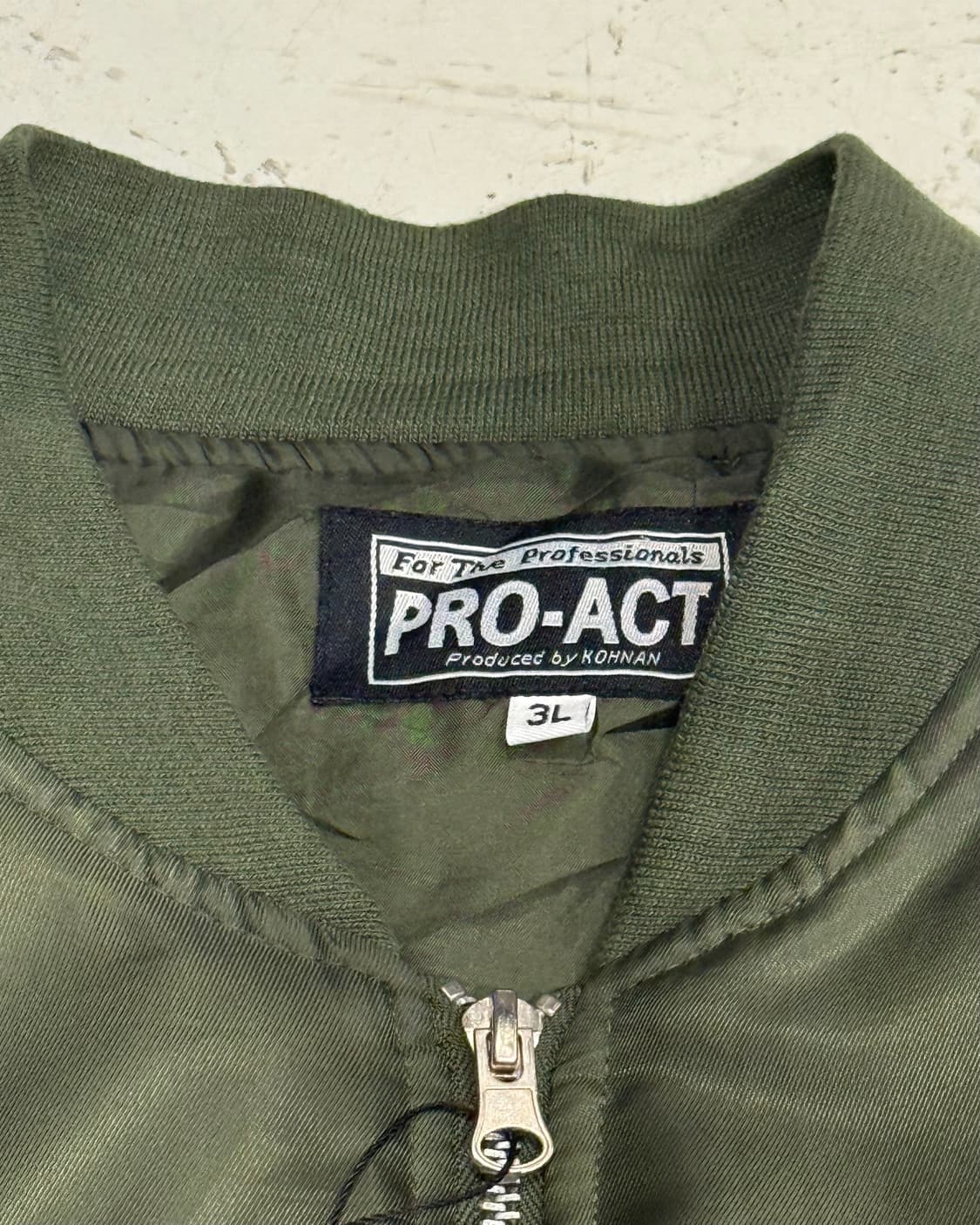 PRO-ACT JPN 카키 항공점퍼 상품이미지3