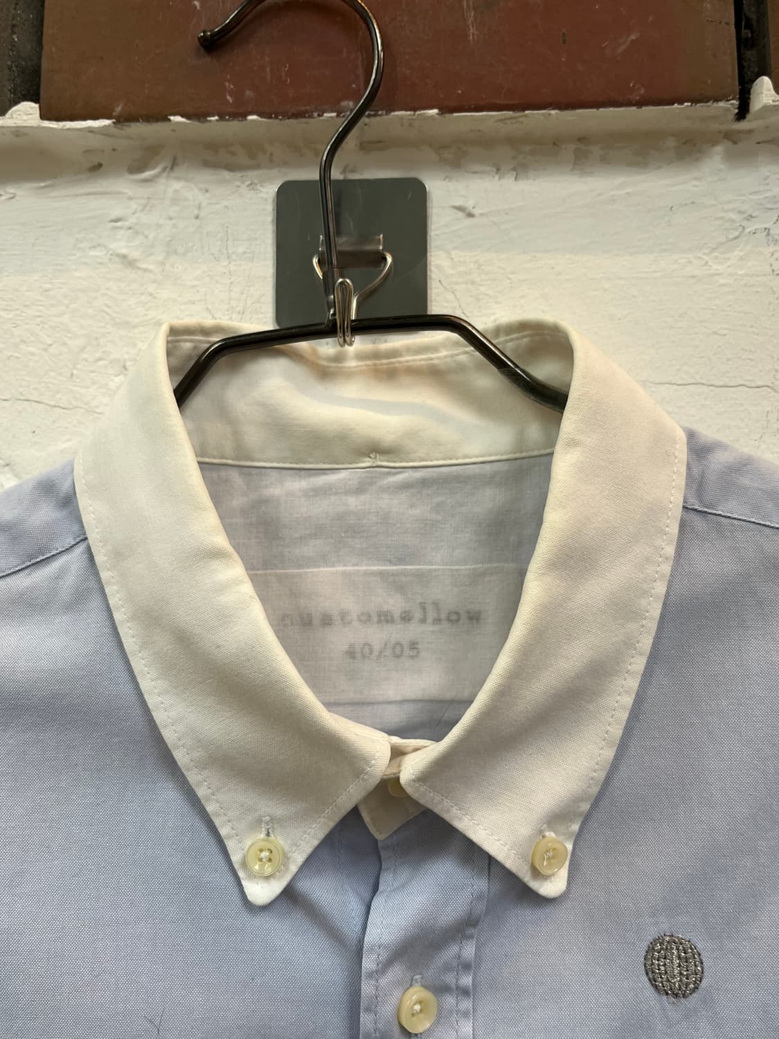 Customellow X 정연두 자수 클레릭 셔츠 XL 상품이미지2