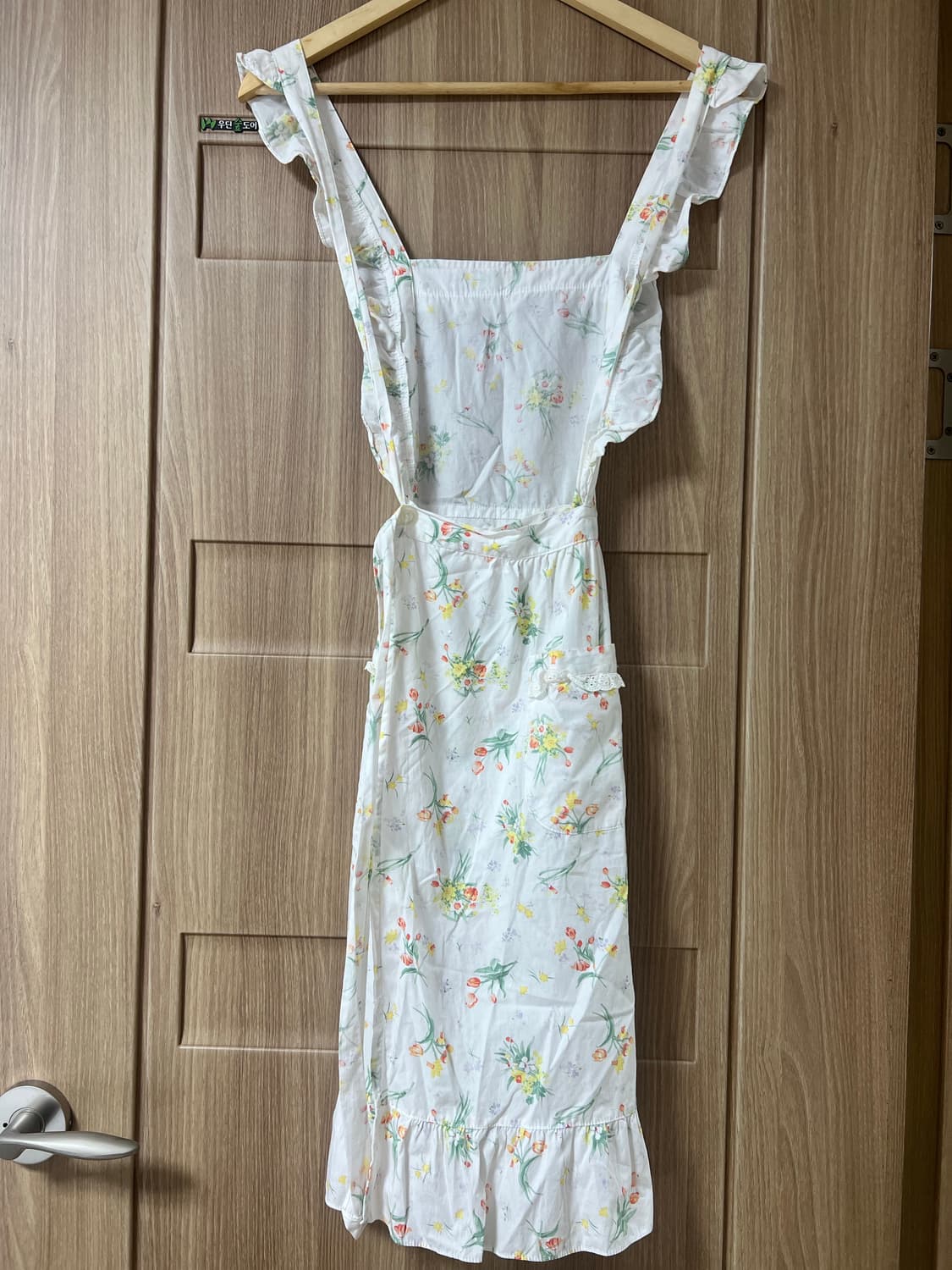 빈티지 플라워패턴 앞치마 상품이미지2