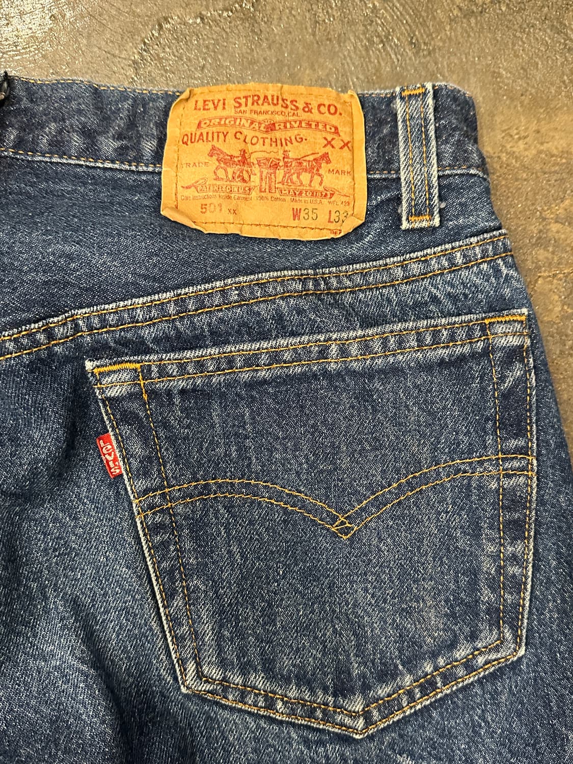 90s made in USA 리바이스 501xx W35 L33 상품이미지7
