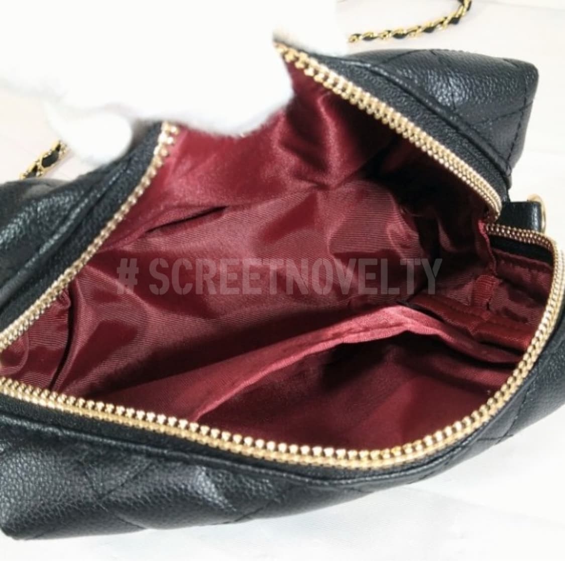 샤넬 메이크업 파우치 퀄팅 체인백 상품이미지8