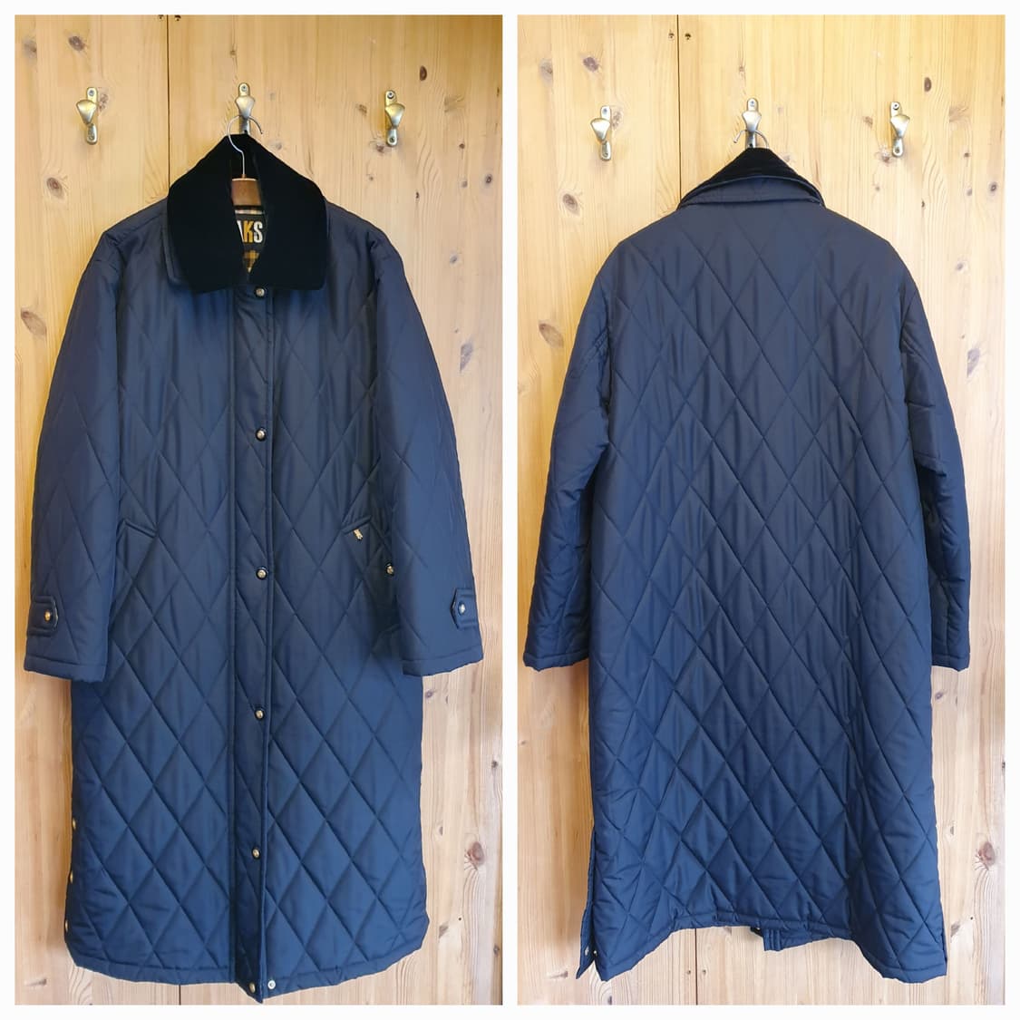 77.닥스 블랙 패딩코트 상품이미지1