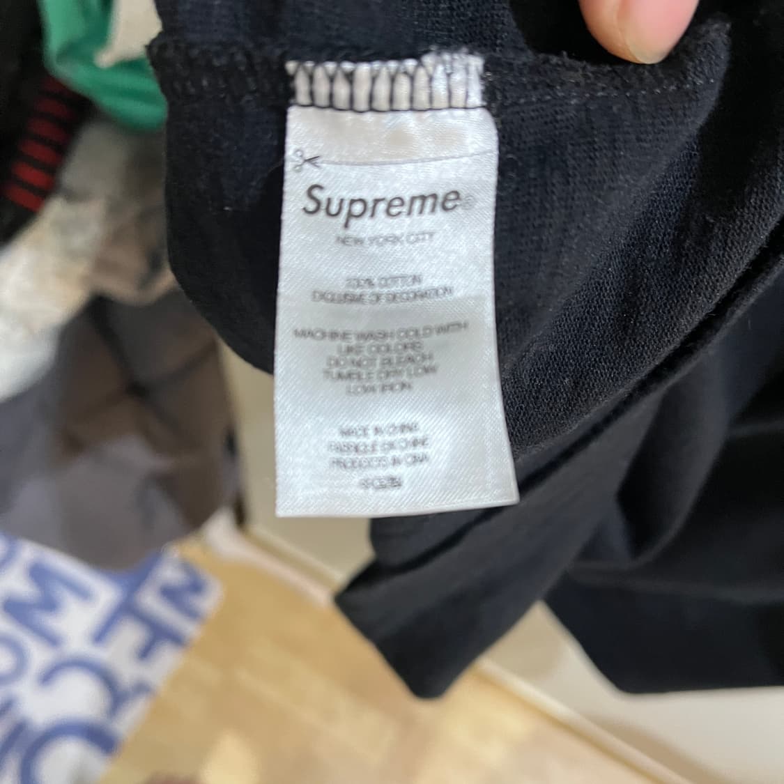 (L) 슈프림 자수 스케치 반팔 티셔츠 상품이미지6