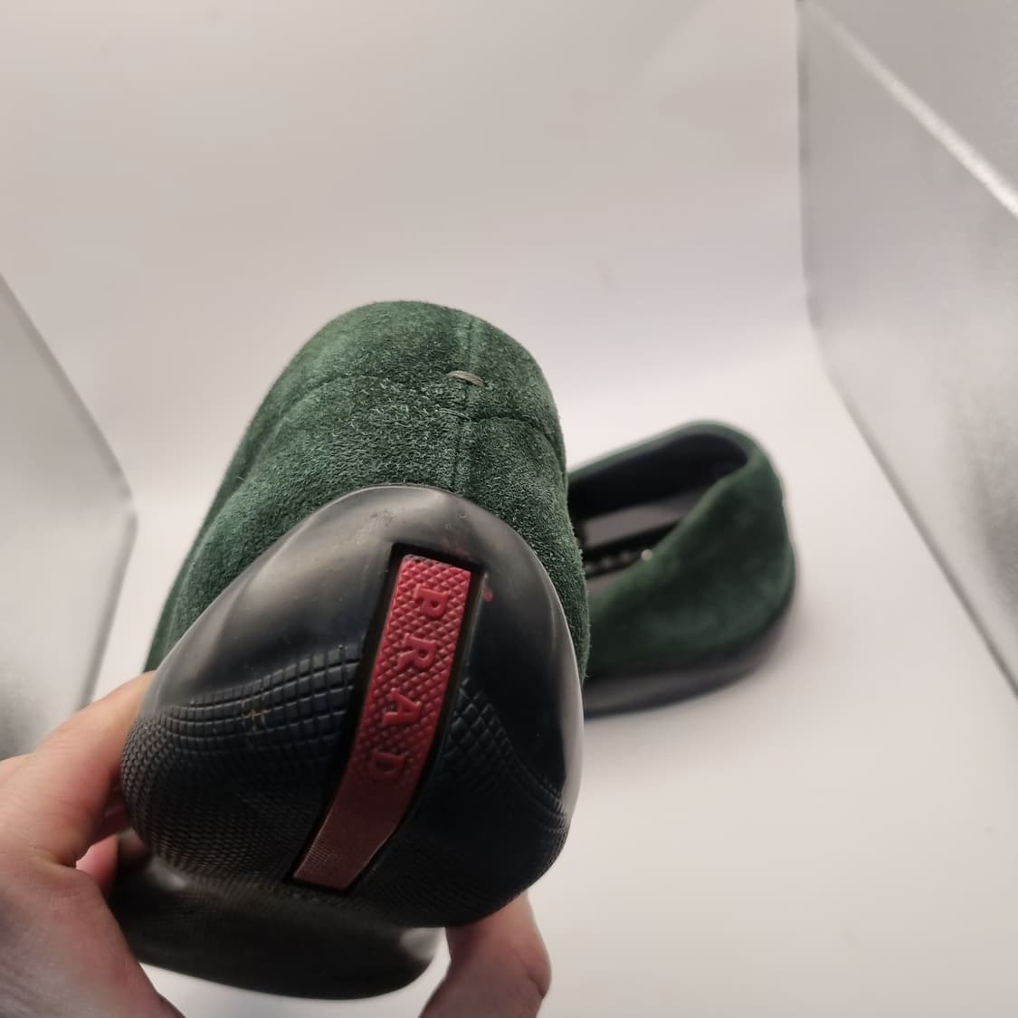 프라다 토글로퍼 그린스웨이드 eu39 상품이미지8