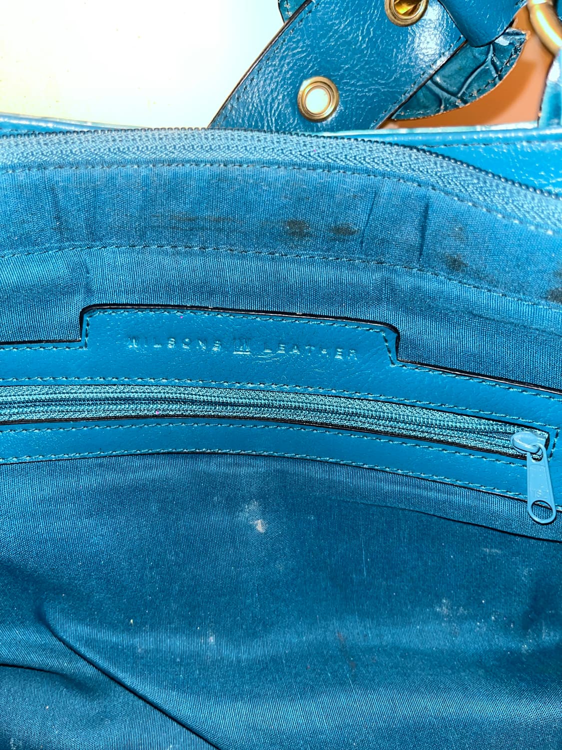 wilsons leather blue shoulder bag 상품이미지9