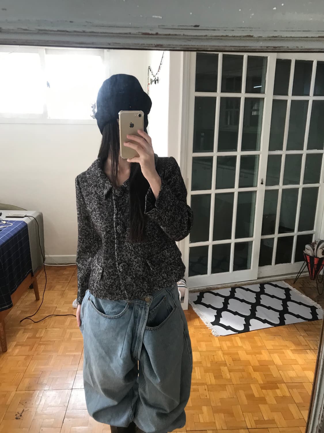 vintage wool short jacket 상품이미지1