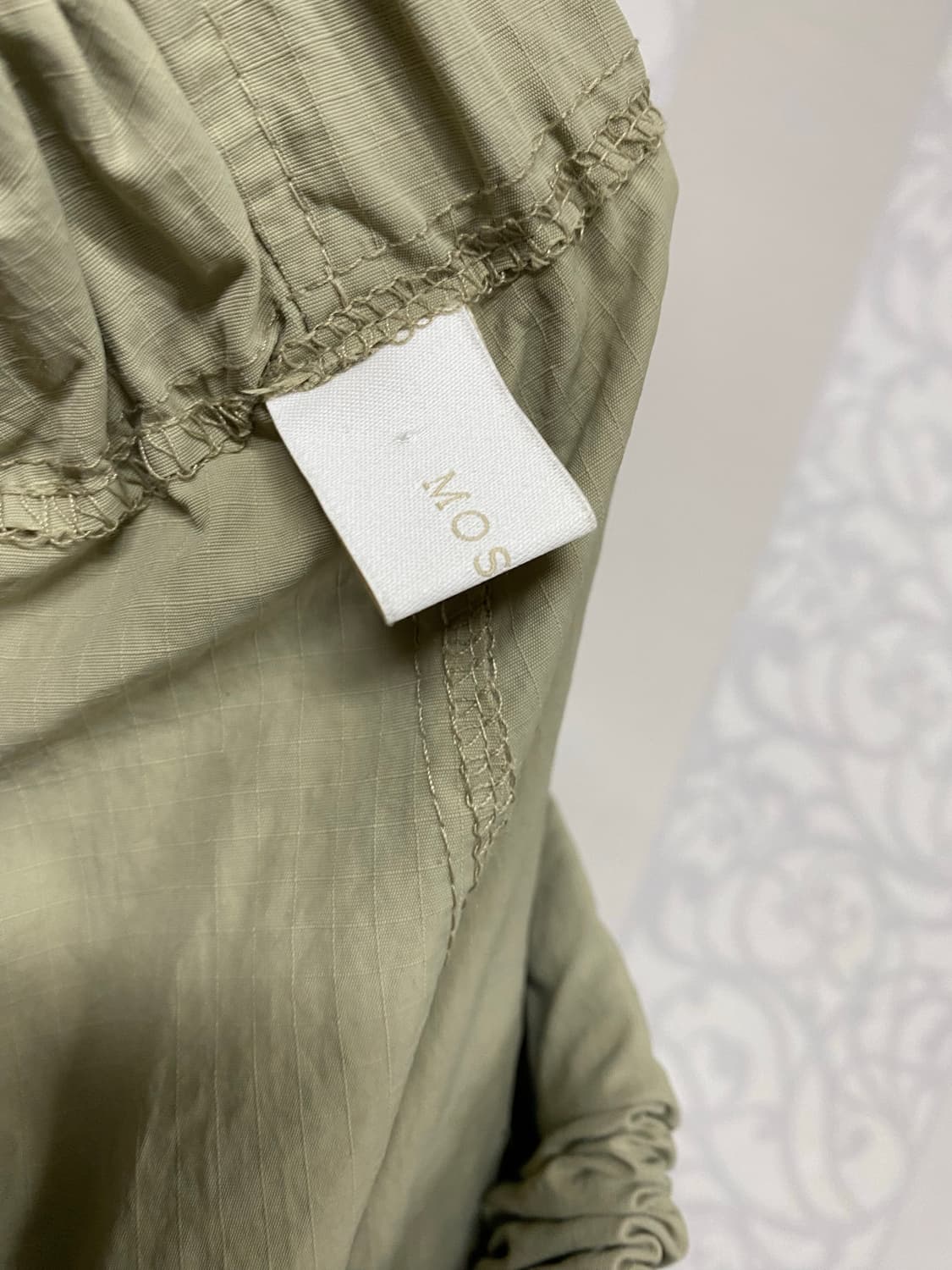 mosco 와이드 나일론 bdu 카고 밴딩 팬츠 베이지 상품이미지2