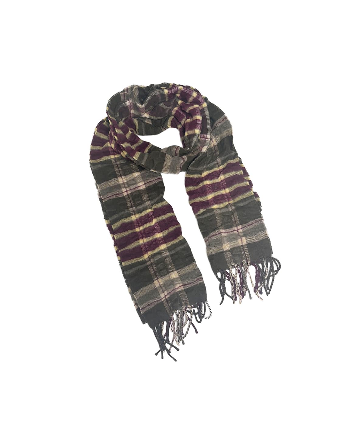 재패니즈 셔링 타탄체크 머플러 상품이미지1