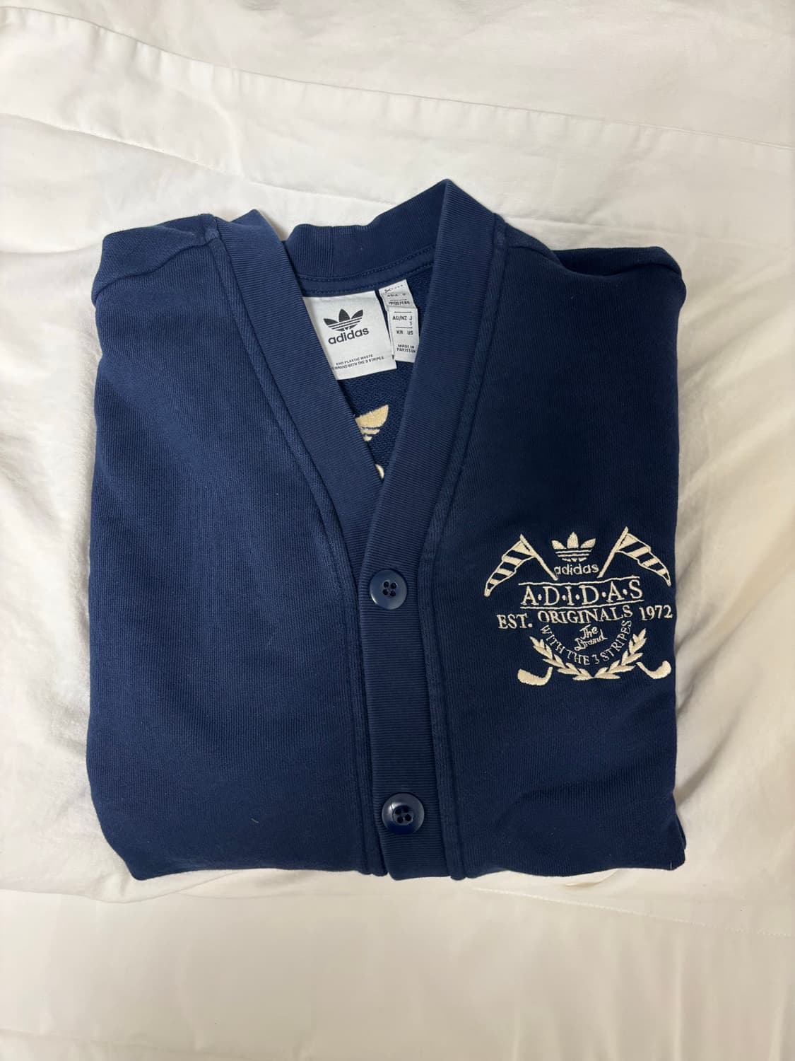 아디다스 originals 네이비 가디건  상품이미지1
