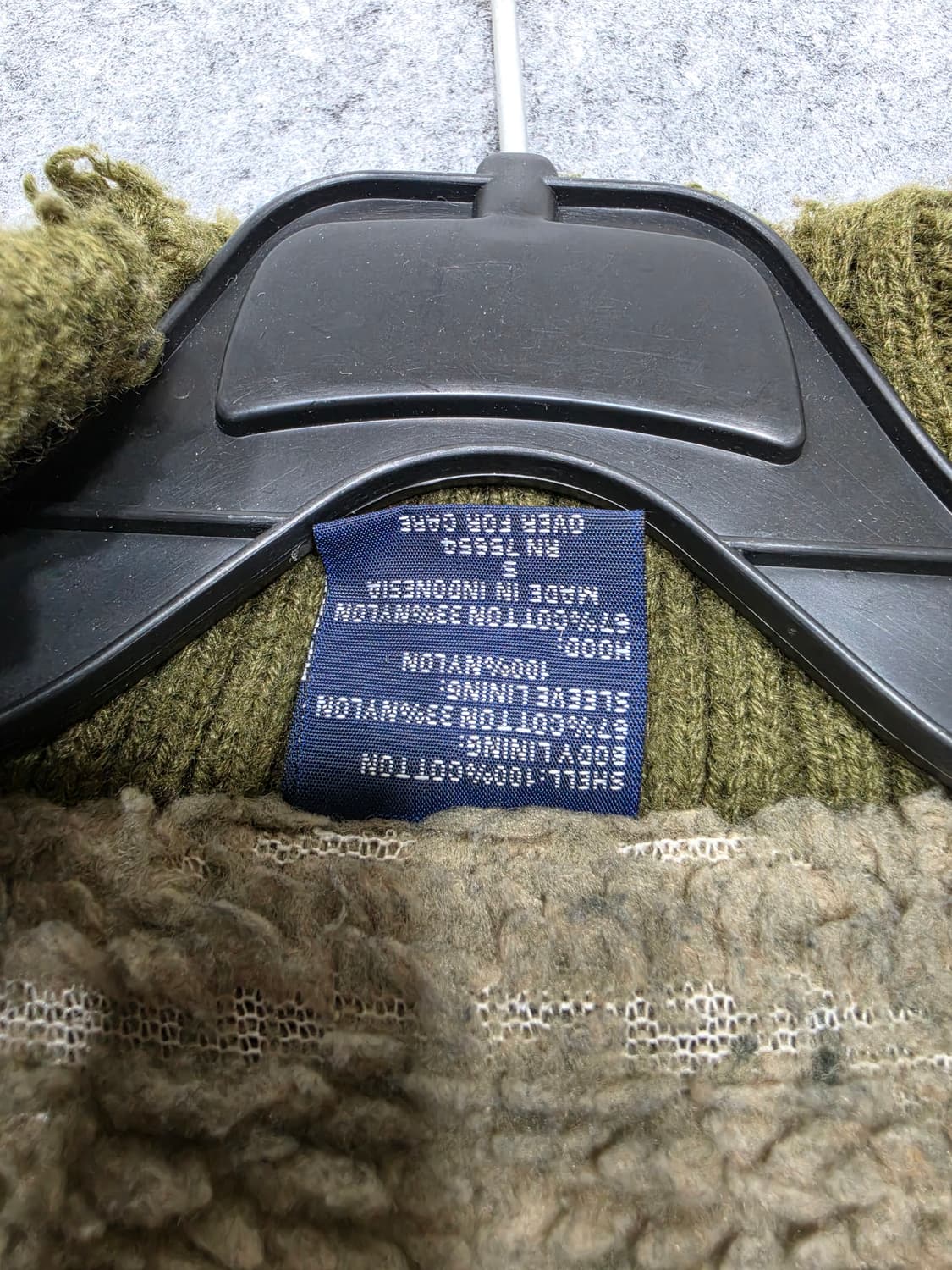 아베크롬비 앤 피치 빈티지 퀼팅 양털 안감 라이너 자켓 S 상품이미지9