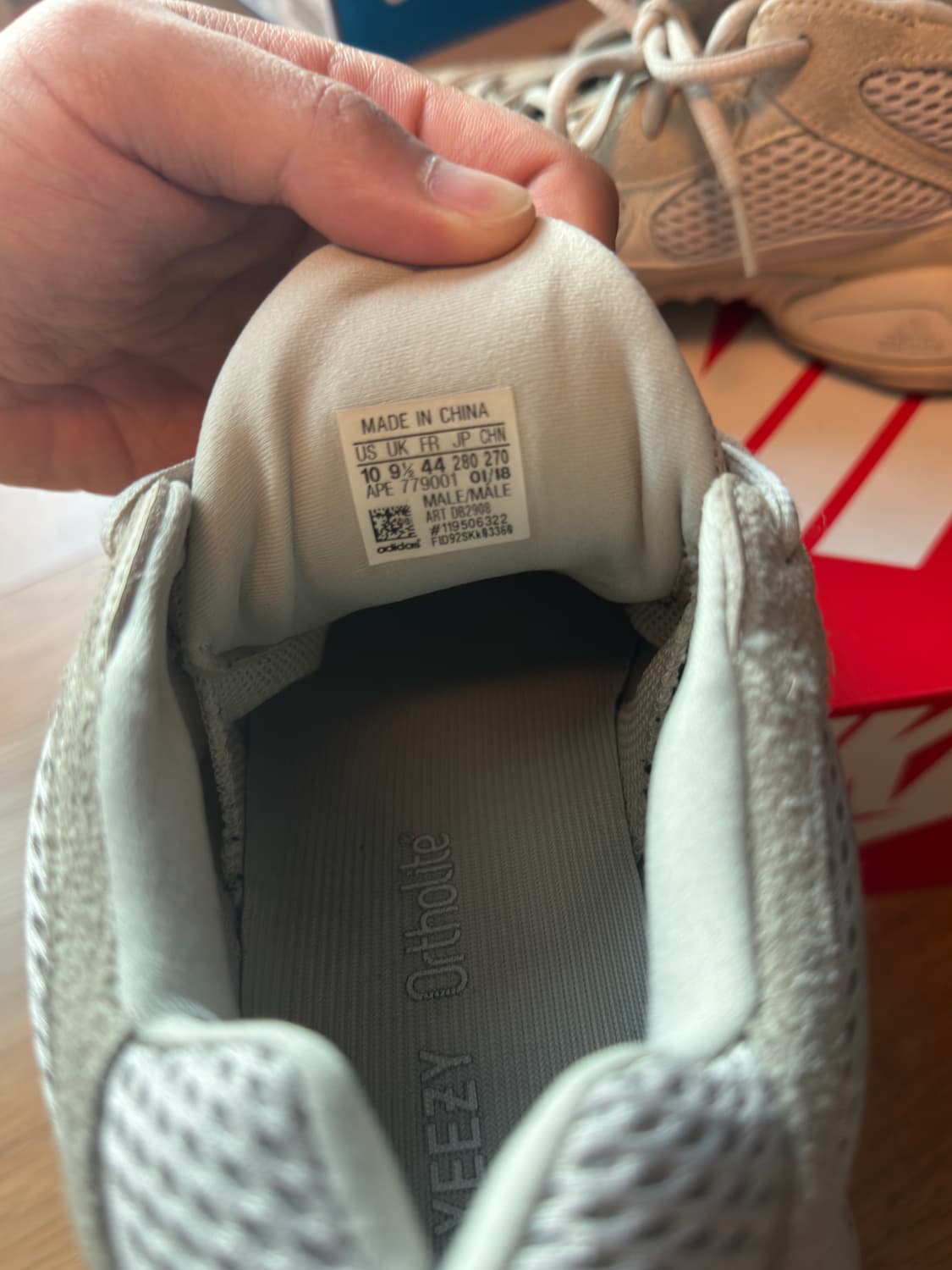 이지 yeezy 500 blush 블러쉬 280 us10 상품이미지4