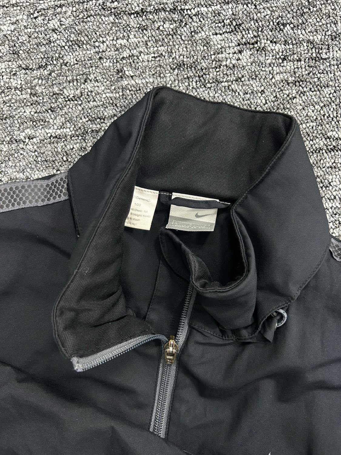 나이키 00s 블랙 믹스컬러 바람막이 L 상품이미지5