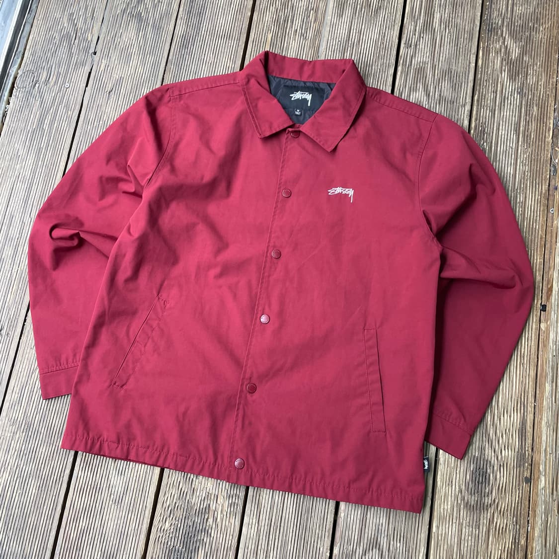 스투시 코치자켓 번트 레드 상품이미지2