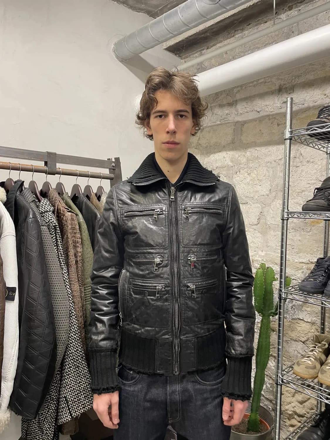 Dolce & Gabbana 00's leather bomber 상품이미지9