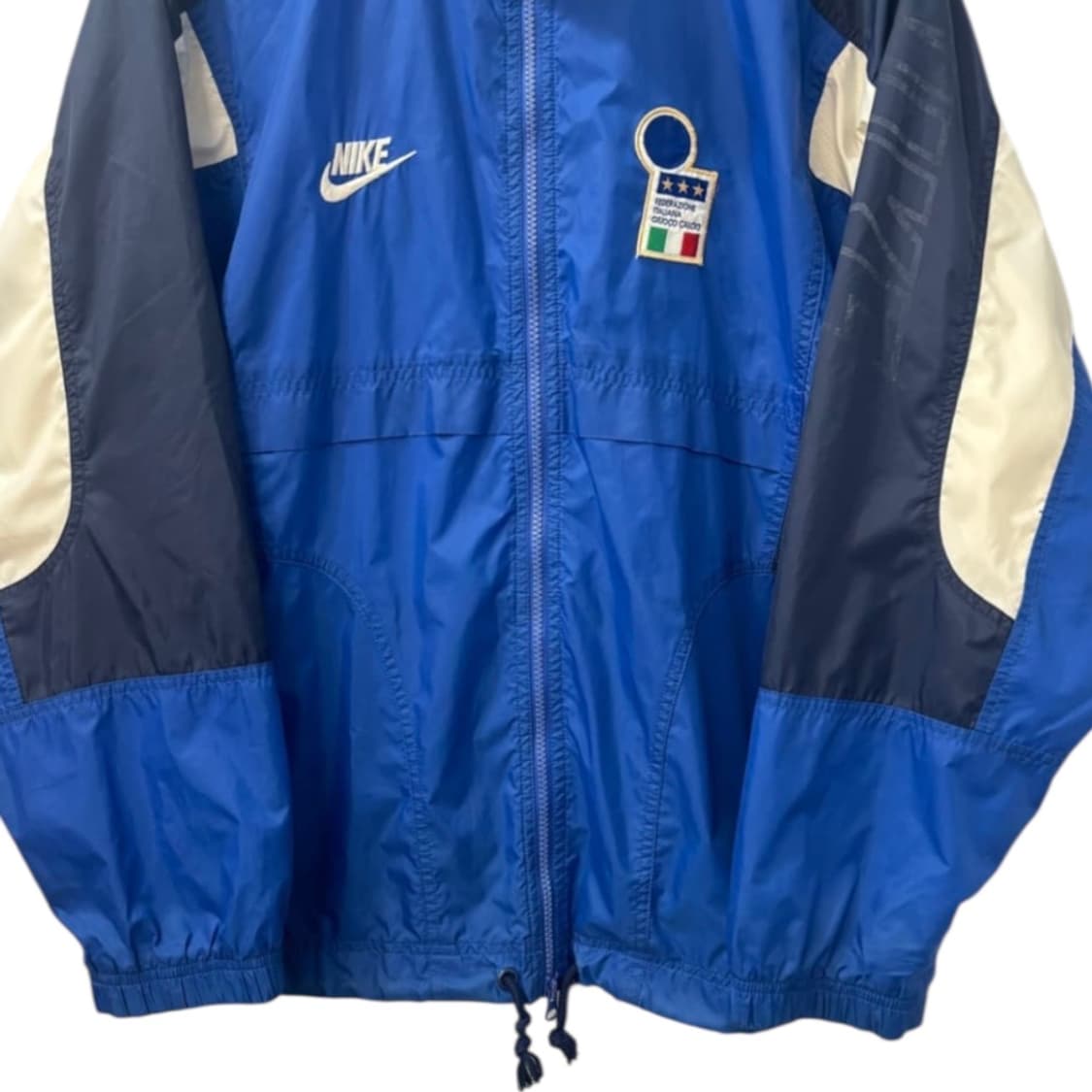 90s 나이키 1996-97 이탈리아 축구국대 올드스쿨 레인자켓 바람막이 상품이미지5