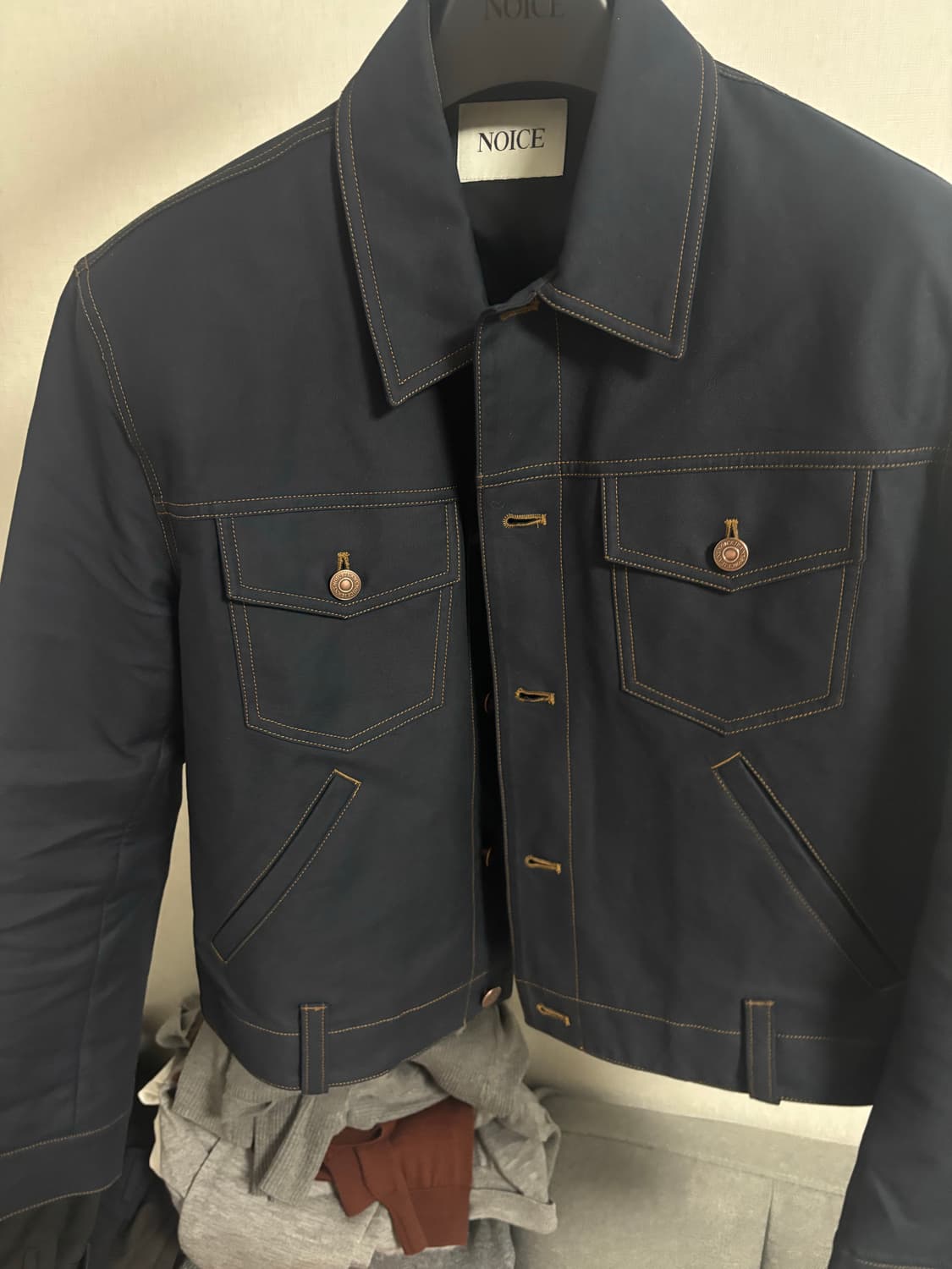 노이스 트러커 자켓 네이비(이재욱 덱스 착용) S 상품이미지1