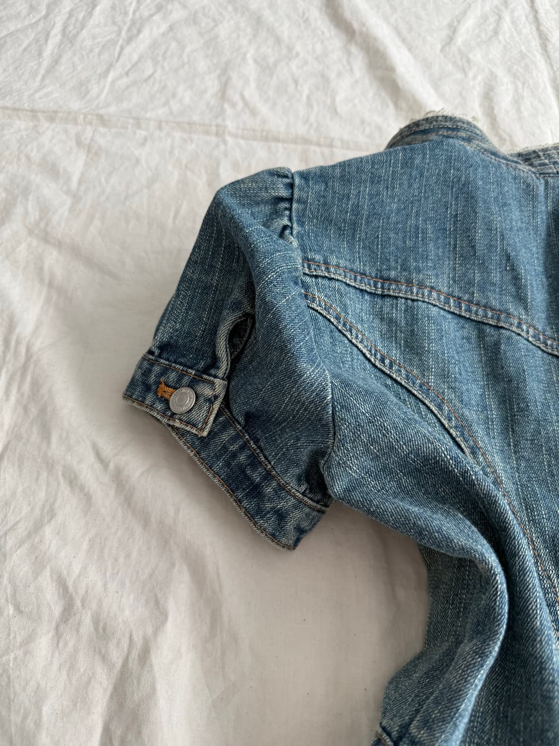 페어리 러블리 데님 숏자켓 상품이미지6