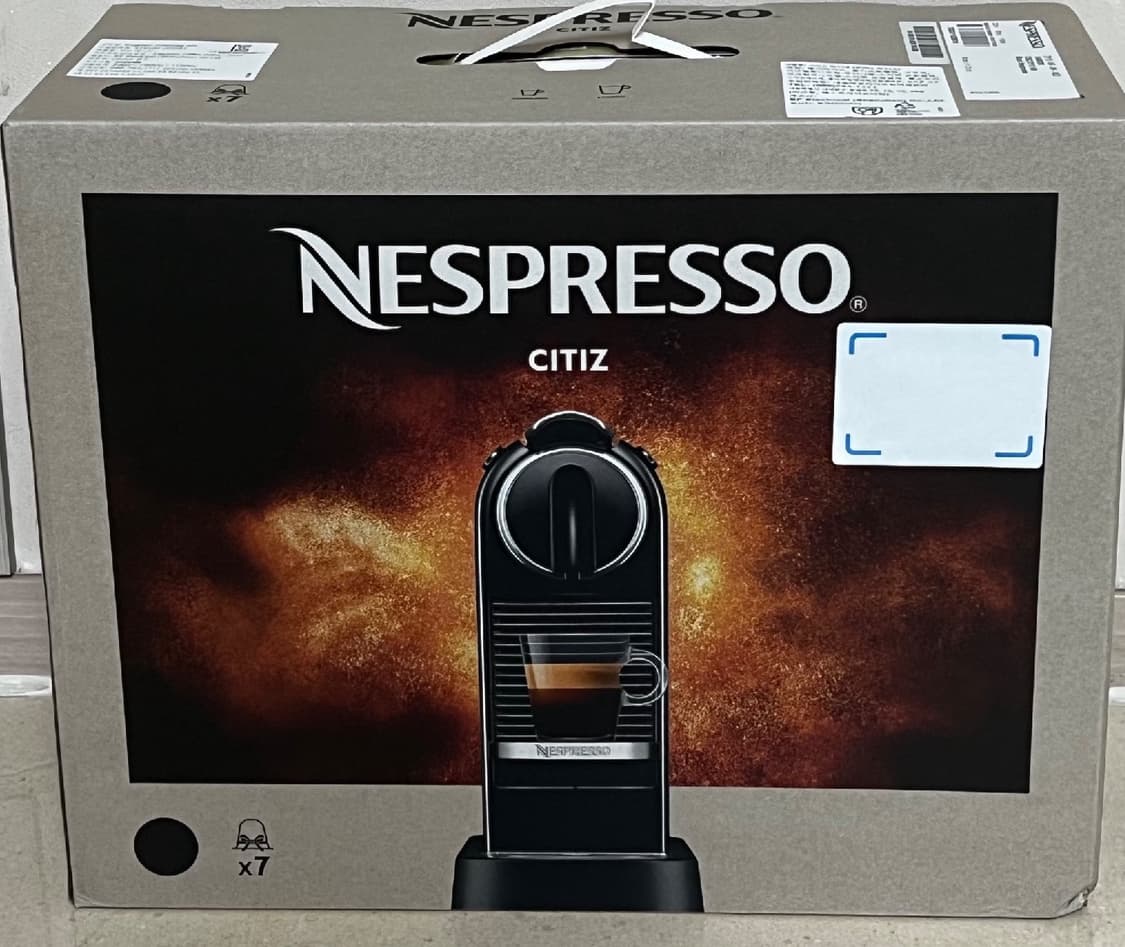 미개봉 네스프레소 nespresso 시티즈 d113 블랙 커피 머신 판매 상품이미지1