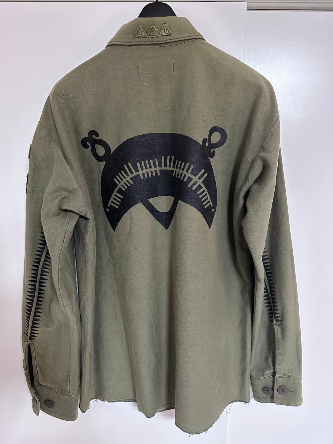 언더커버 03 scab 밀리터리셔츠 상품이미지2